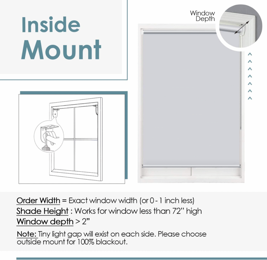 [RRB] Roller Blind Shutter 100%Full Blackout Shading - Image 4