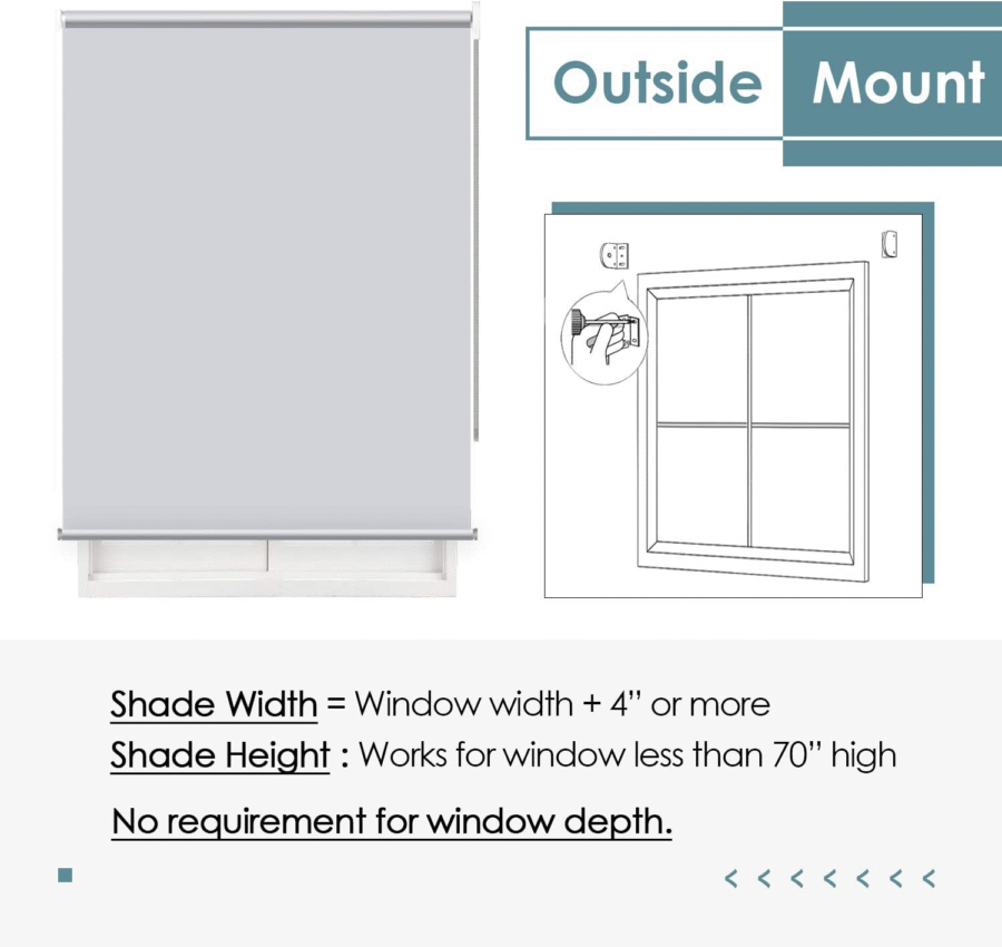 [RRB] Roller Blind Shutter 100%Full Blackout Shading - Image 3