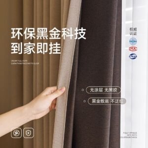 [CLBC] 100% Blackout Curtains Linen Fabric Double Sided