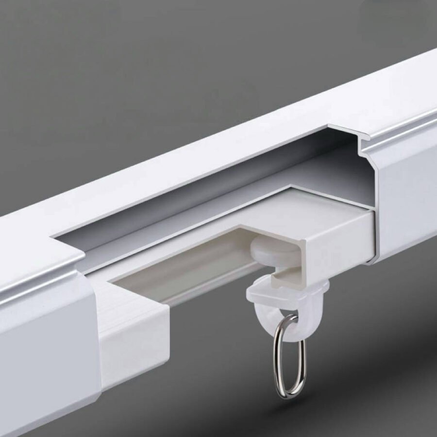 [0925] Alloy Curtain Track Gliders  Straight Track - Image 2