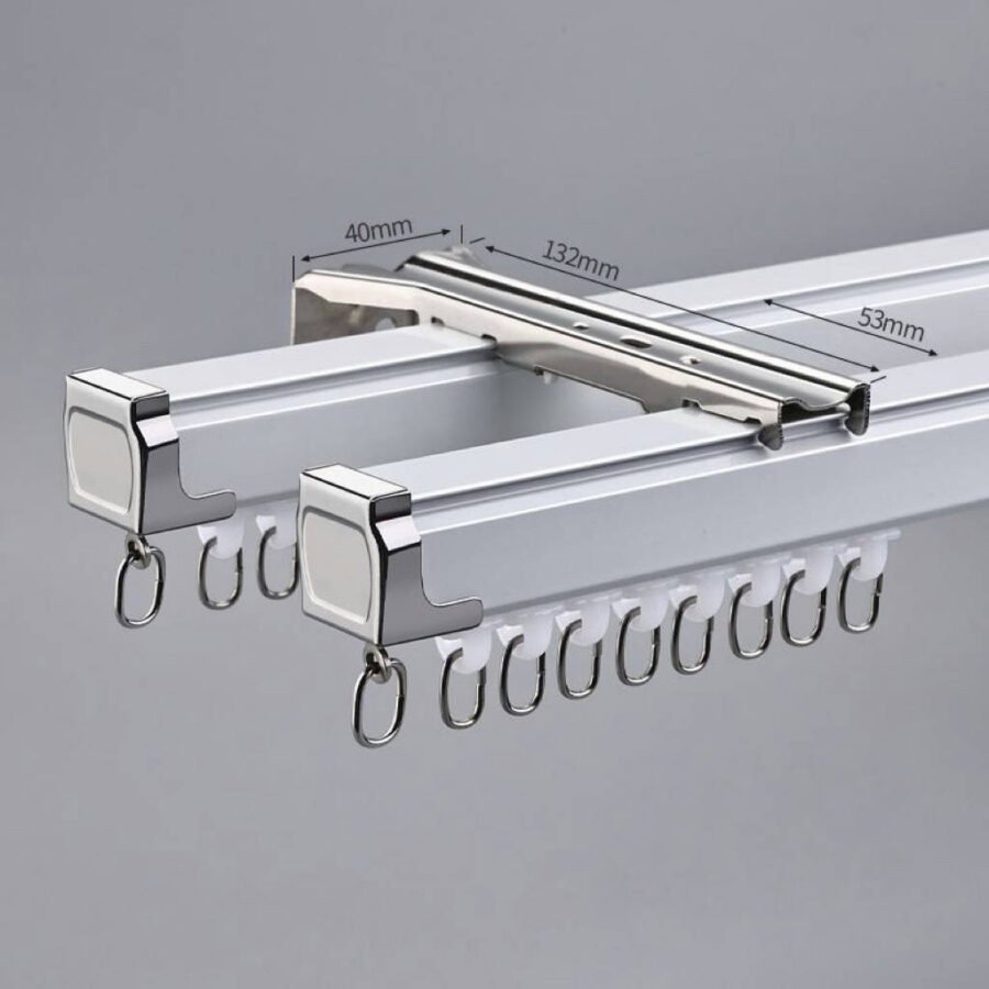 [0925] Alloy Curtain Track Gliders  Straight Track - Image 10