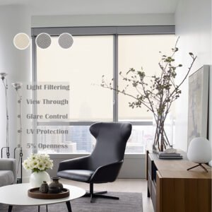 [PRB] Perspective Roller Shutter Curtain 50% Shading for Office
