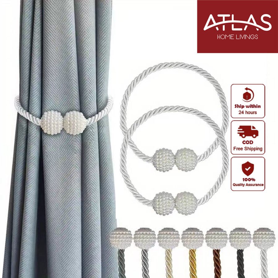 [MCBA] Magnetic Pearl Buckles Tie Rope strap